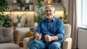 5 Seated Exercises That Shrink Stomach Overhang While You Work From Home After 50